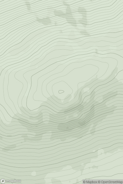 Thumbnail image for Creag Mhor [Loch Lomond to Strathyre] showing contour plot for surrounding peak